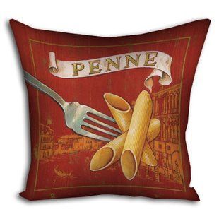 Декоративная подушка из габардина с принтом &laquo;Penne&raquo;, 30&times;30 см 3P_PW017 фото