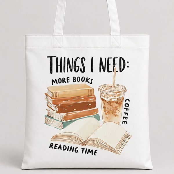 &laquo;Things I need&raquo; &mdash; текстильна еко-сумка Market (шопер) з авторським оформленням, 38&times;40 см KOTC_26L021 фото