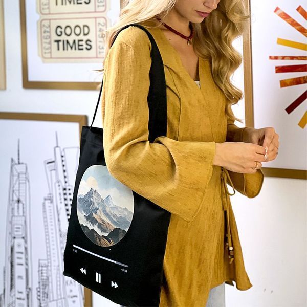 Авторське оформлення &laquo;Play&raquo; &mdash; текстильна еко-сумка Market (шопер), 38&times;40 см KOTC_26L024 фото
