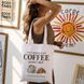 Текстильна еко-сумка Market (шопер) з гастрономічним сюжетом &laquo;Coffee social club&raquo;, 38&times;40 см KOTC_26L025 фото 1