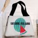 Термосумка Lunch Bag з оформленням &laquo;Eat good, feel good&raquo; на блискавці, 24&times;12&times;17 см LUN_24S025 фото 2