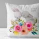 Декоративна подушка з габардину з принтом &laquo;Ти така ніжна&raquo;, 50&times;50 см 5P_19F036_UKR фото 2