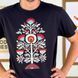 Бавовняна футболка вільного крою з принтом &laquo;Берегиня&raquo;, колір чорний, розміри S, M, L, XL, XXL FUT3_26S72_BLO фото 1