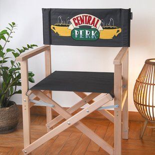 Садовий розкладний стілець Central Perk (Friends) з принтом &laquo;Садовий розкладний стілець Central Perk (Friends)&raquo;, 58&times;50&times;88 см STS_25J019 фото