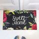 Придверний килимок з принтом з принтом &laquo;Sweet home&raquo; з декоративним друком, 45&times;75&times;0.4 см KOV_20S008 фото 2