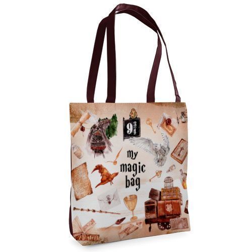 &laquo;Tendernes My magic bag&raquo; &mdash; жіноча текстильна сумка Tenderness для щоденного використання на блискавці, 37&times;33 см ST_JOY016_BR фото