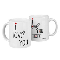 Парні чашки I love you
