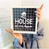 Дерев'яна скарбничка для грошей House of our dream