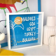 Дерев'яна скарбничка для грошей Maldives