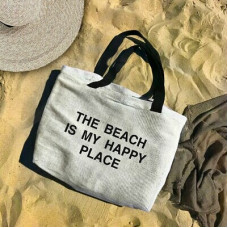 Пляжна сумка Beach The beach is my happy place