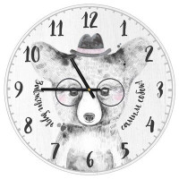 Годинник настінний круглий, 36 см Завжди будь самим собою!