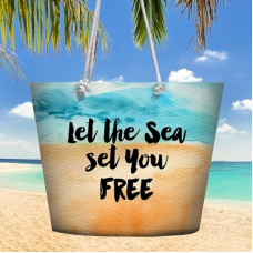 Пляжна сумка Malibu Let the sea set you free
