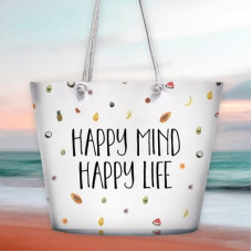 Пляжна сумка Malibu Happy mind happy life