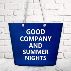 Пляжна сумка Malibu Good company and summer nights