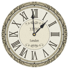 Годинник настінний круглий, 36 см Лондон 1890