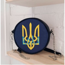 Сумка кругла Tablet Тризуб. Воля