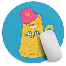 Круглий килимок для мишки Панама