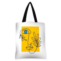 Сумка жіноча тканинна Обличчя