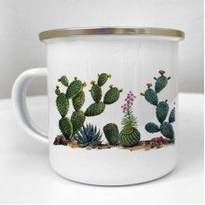 Чашка металева Camper Спека і кактуси