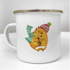 Чашка металева Camper Ти зігріваєш моє серце