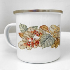 Чашка металева Camper Гілочка з ягодами