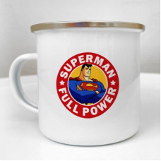 Чашка металева Camper Superman full power