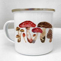 Чашка металева Camper Грибочки в рядочок