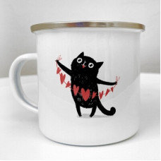 Чашка металева Camper Дарую тобі найцінніше - свої почуття