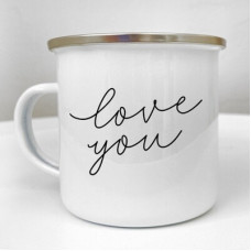 Чашка металева Camper Love you