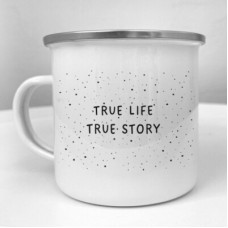 Чашка металева Camper True life true story