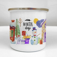 Чашка металева Camper Witner days