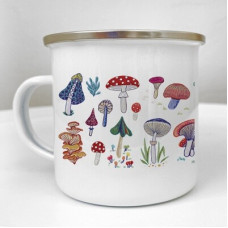 Чашка металева Camper Гриби