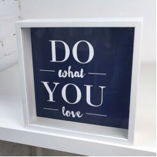 Дерев'яна скарбничка для грошей Do what you love