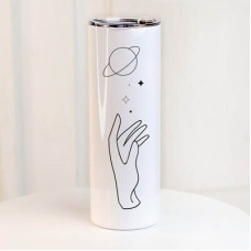 Термочашка з принтом Дотик до космосу