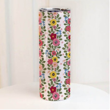 Термочашка з принтом Мальви