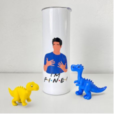 Термочашка з принтом I'm fine!