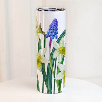 Термочашка з принтом Весняні квіти