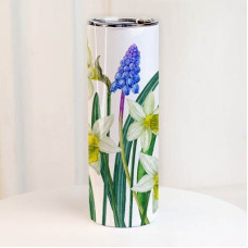 Термочашка з принтом Весняні квіти