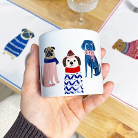 Чашка маленька Утеплені песики