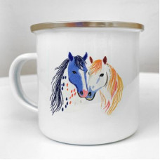 Чашка металева Camper Коли ти поруч, я вдома