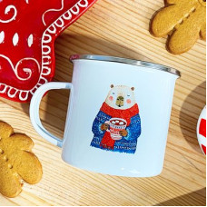 Чашка металева Camper Горнятко для зимової радості (Капібара)