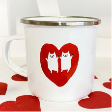 Чашка металева Camper Ти - моя улюблена людина