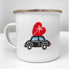 Чашка металева Camper Авто з серцем